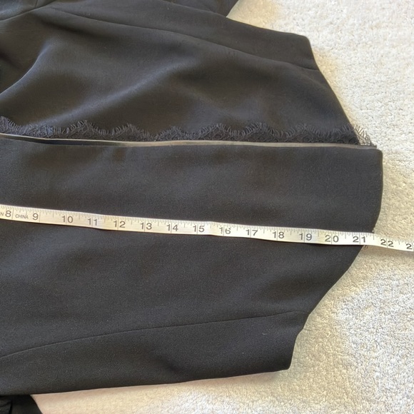 Elevenses lace trim open front drape blazer - Picture 9 of 9